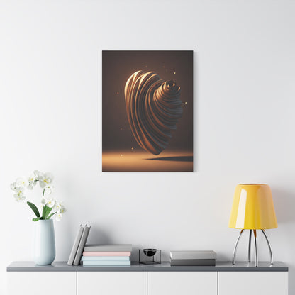Sculpted Spiral Form Wall Art & Canvas Prints