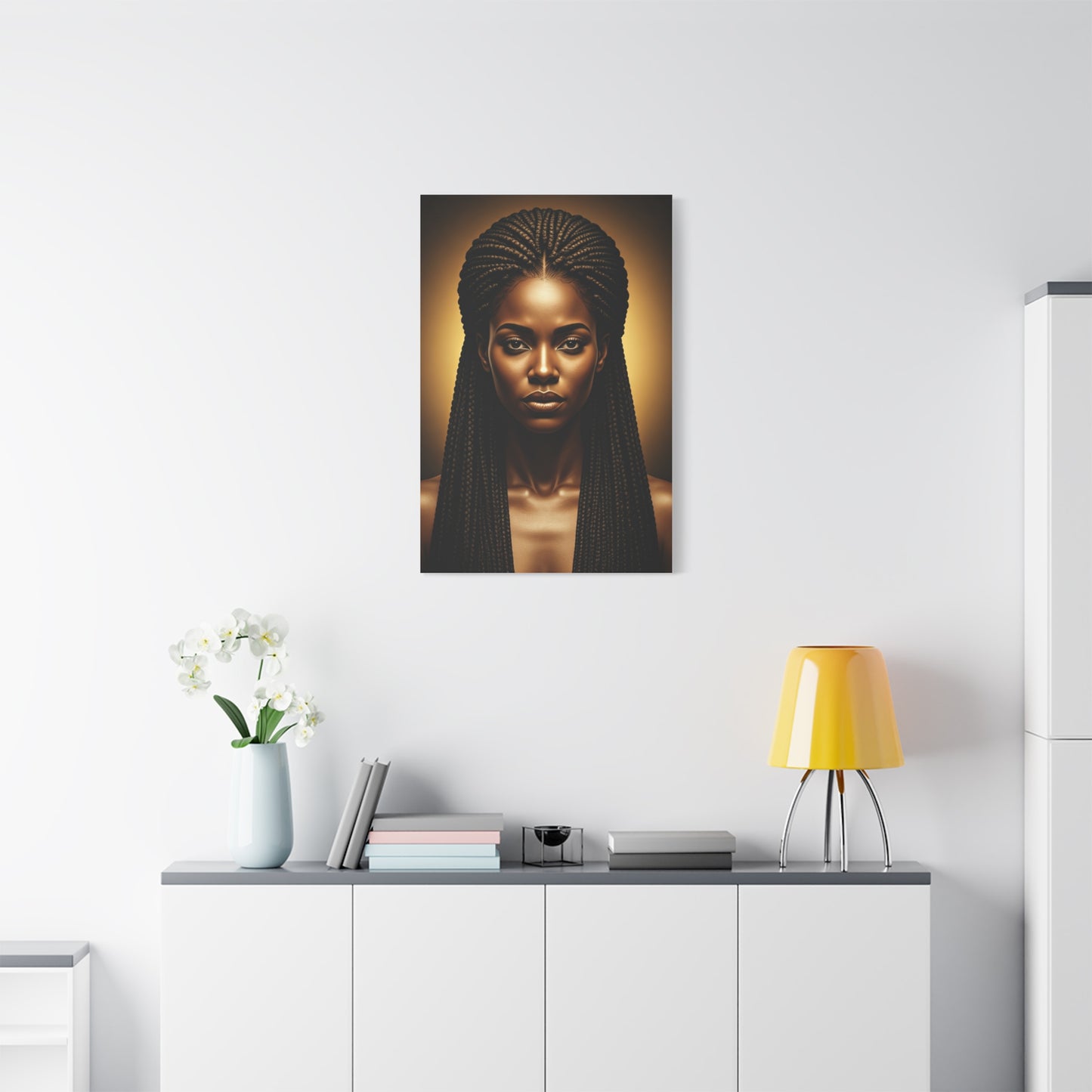 Radiant Braided Queen Portrait Wall Art & Canvas Prints