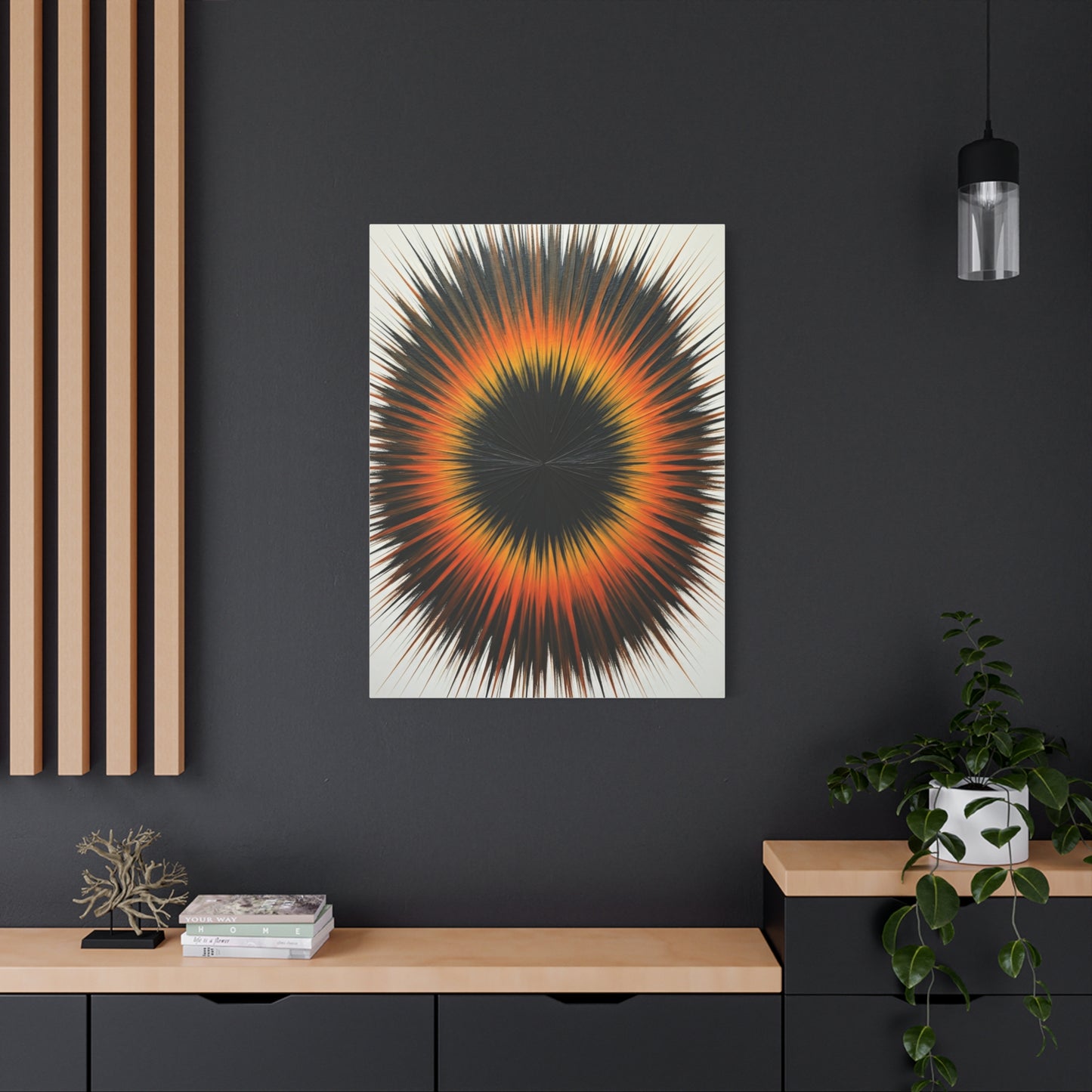 Solar Ember Vortex Wall Art & Canvas Prints