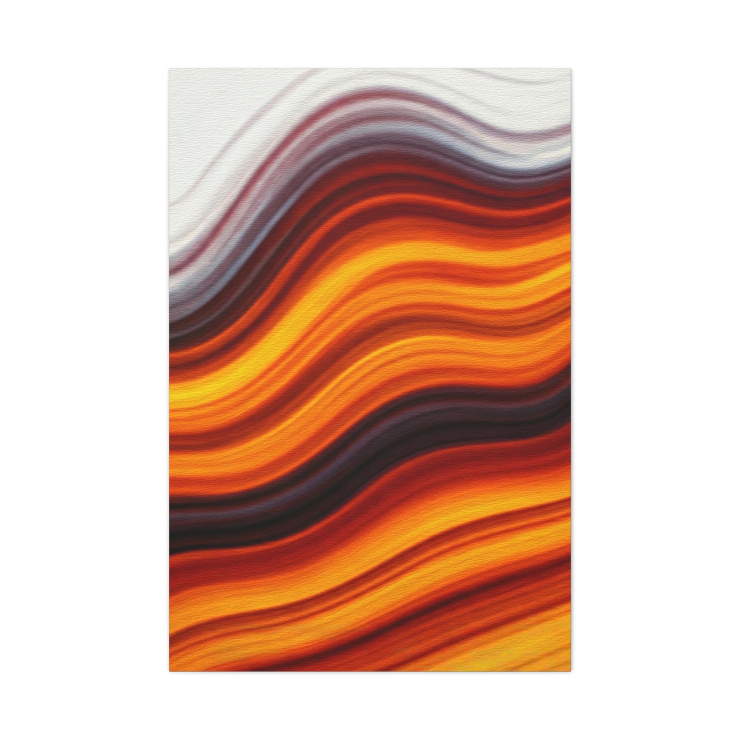 Ember Wave Horizon Abstract Wall Art & Canvas Prints