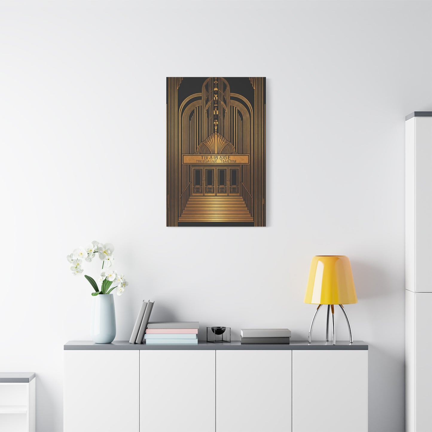 Grand Theatre Entrance Art Deco Wall Art & Canvas Prints