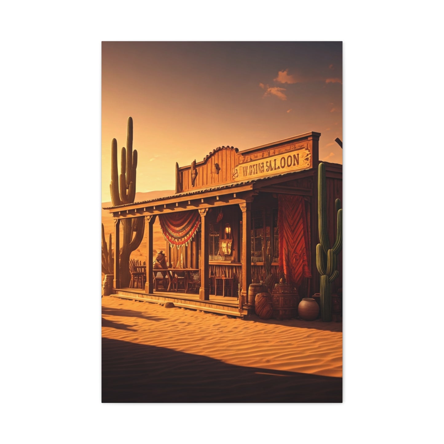 Desert Saloon Escape Wall Art & Canvas Prints