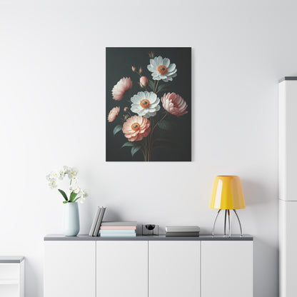 Midnight Bloom Elegance Wall Art & Canvas Prints