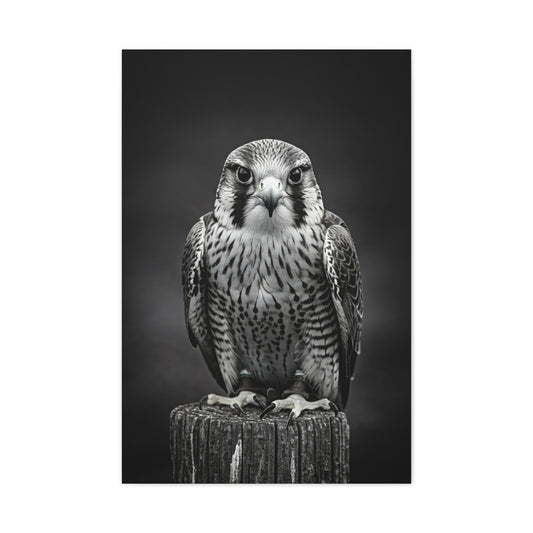Majestic Falcon Portrait Wall Art & Canvas Prints