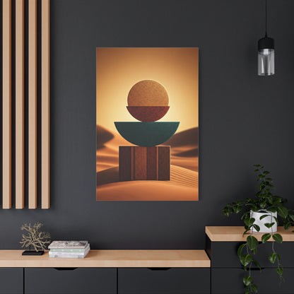Desert Balance Geometry Wall Art & Canvas Prints