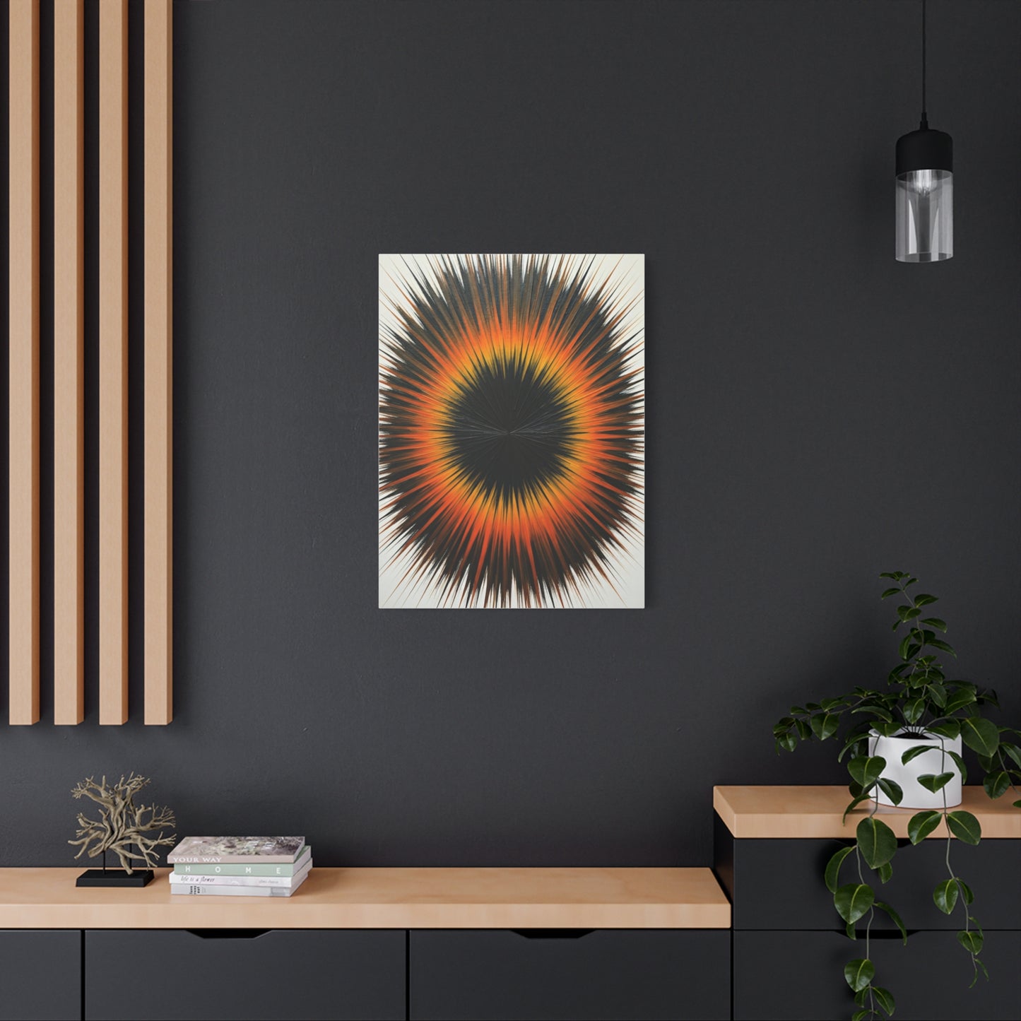 Solar Ember Halo Wall Art & Canvas Prints