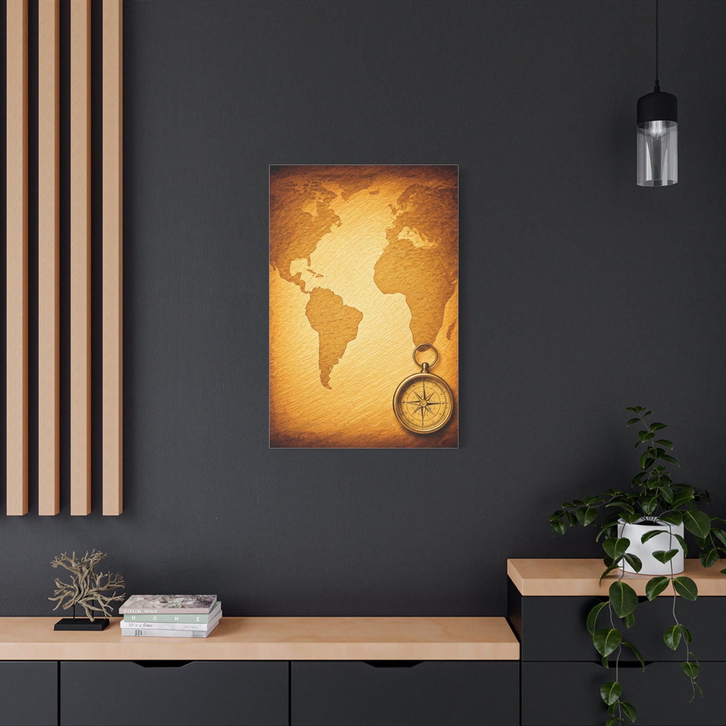 Compass Adventure World Map Wall Art & Canvas Prints