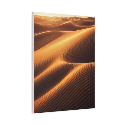 Golden Desert Waves Wall Art & Canvas Prints