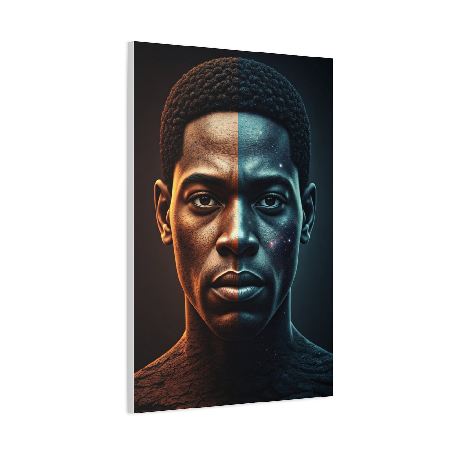 Dual Eclipse Identity Abstract Wall Art & Canvas Prints