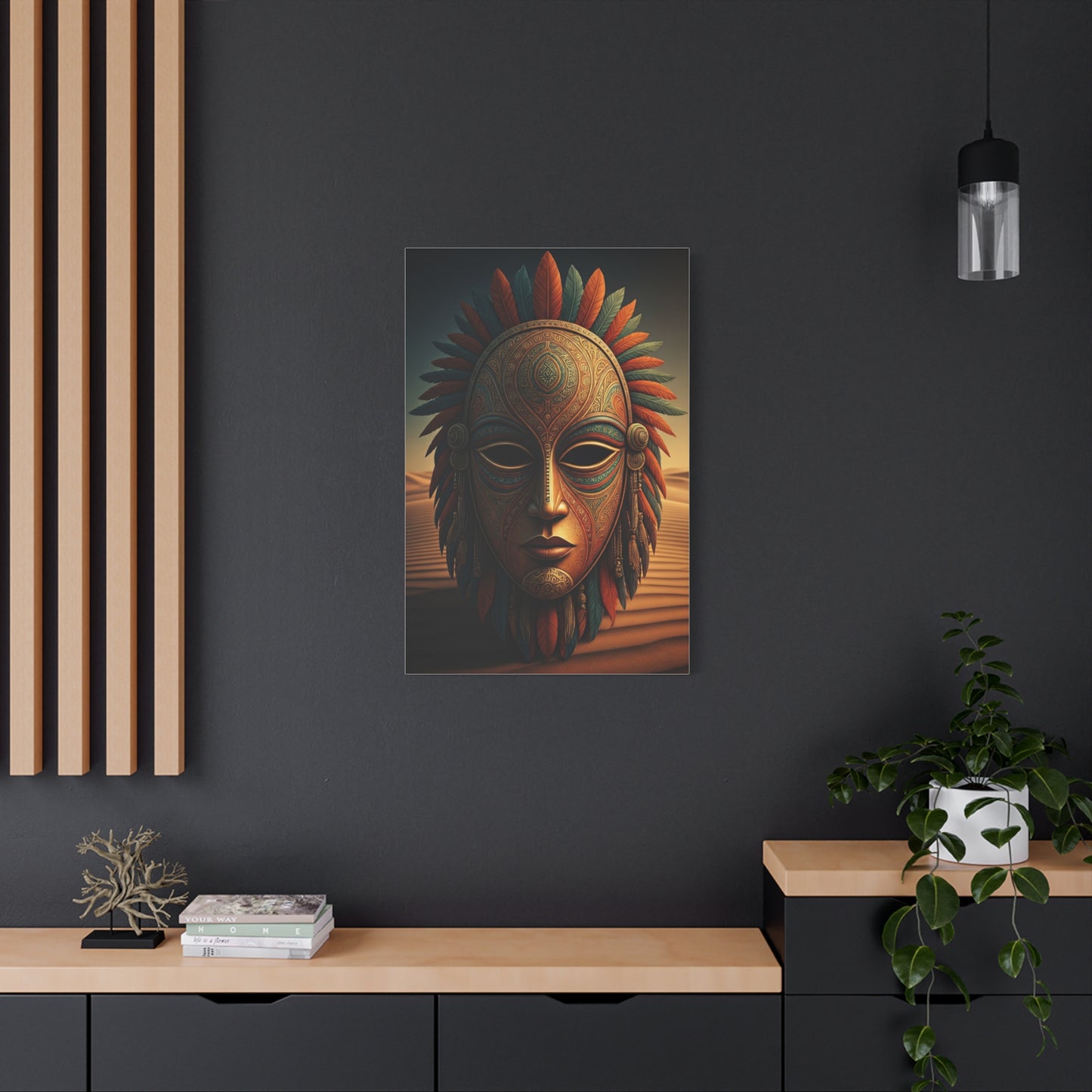 Sacred Tribal Mask Wall Art & Canvas Prints