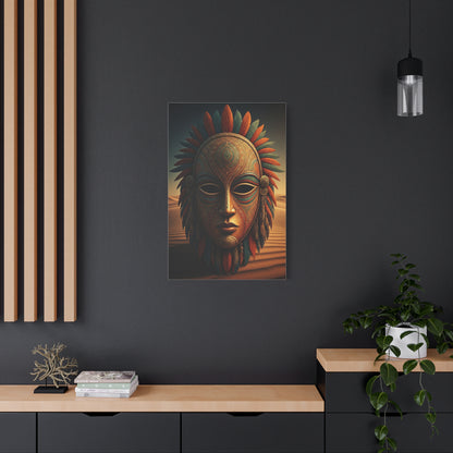 Sacred Tribal Mask Wall Art & Canvas Prints