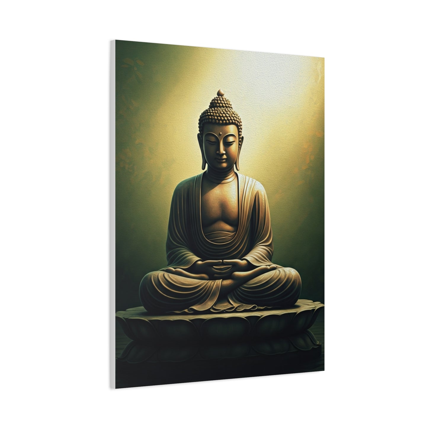 Serene Emerald Buddha Meditation Wall Art & Canvas Prints