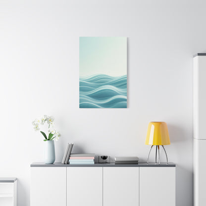 Dreamy Layered Ocean Waves Wall Art & Canvas Prints