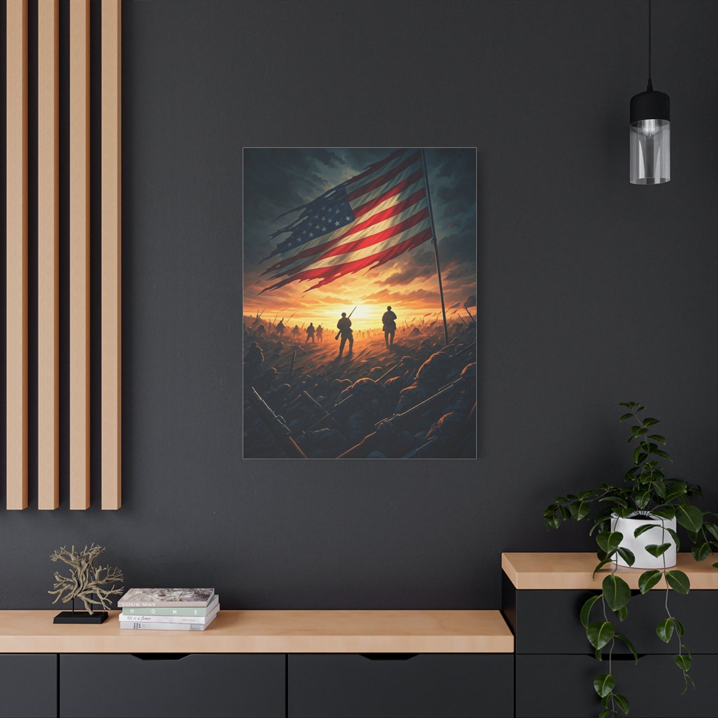 Battlefield Flag of Valor Wall Art & Canvas Prints.