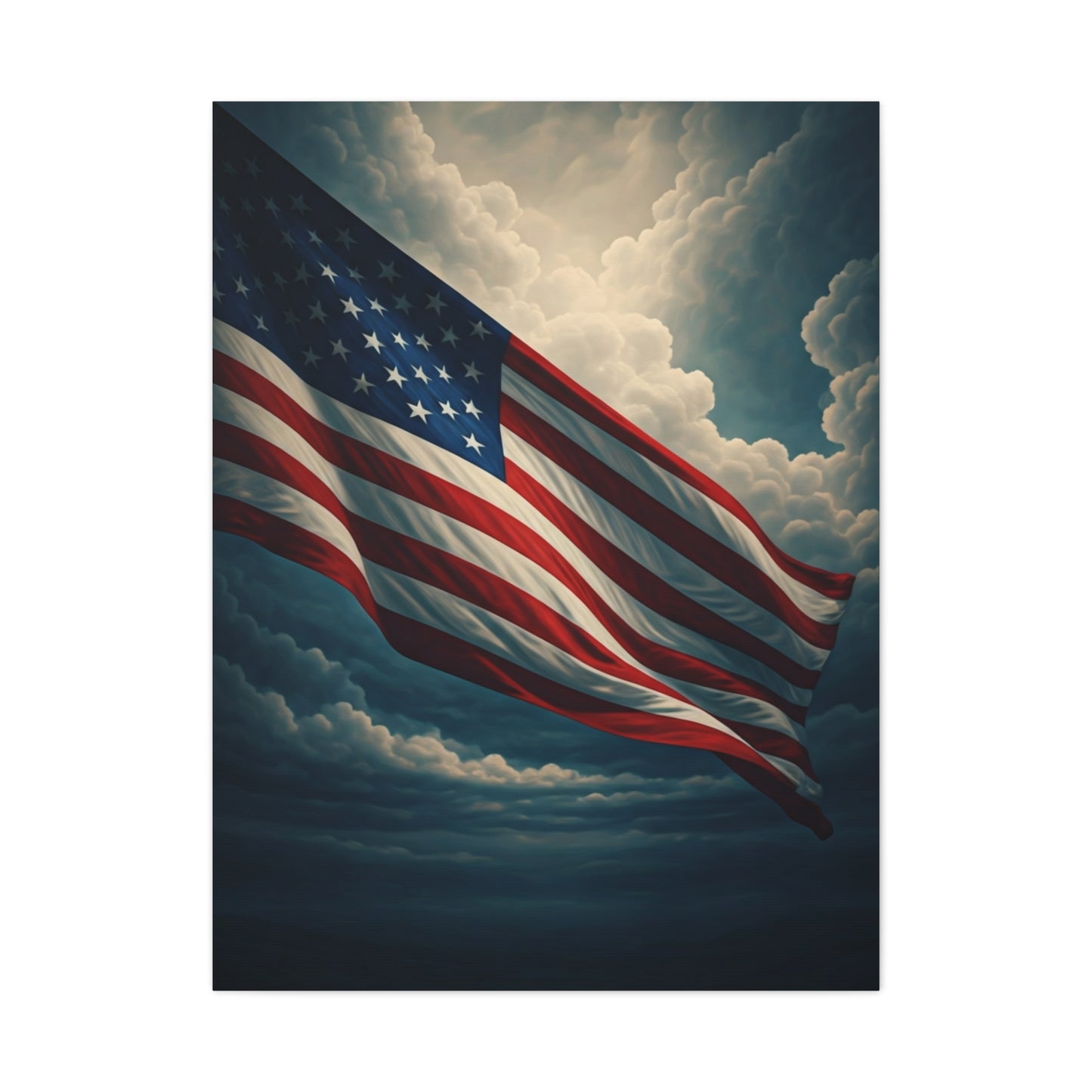 Flag of Hope in the Clouds Wall Art & Canvas Prints.