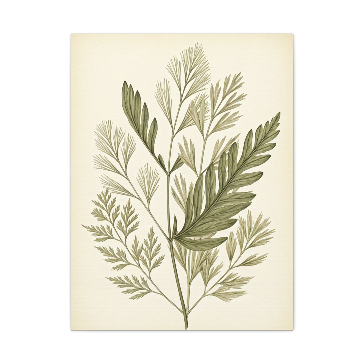Wild Leaf Collection Illustration Wall Art & Canvas Prints