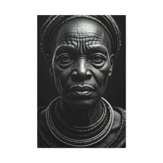 Enduring Grace Black & White Portrait Wall Art & Canvas Prints