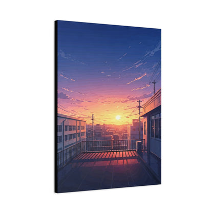 Quiet Rooftop Sunset Wall Art & Canvas Prints