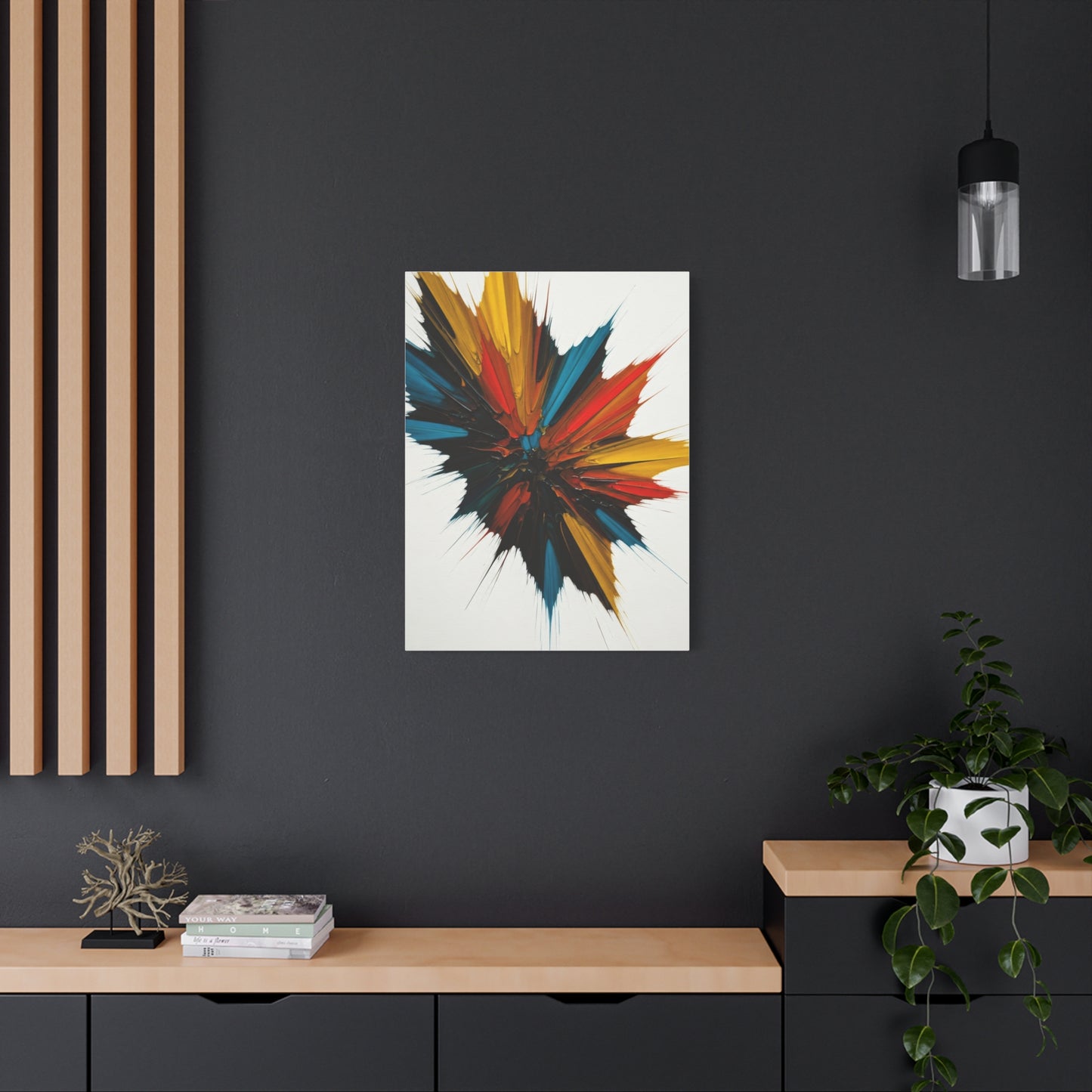 Warm Fragmented Abstract Wall Art & Canvas Prints