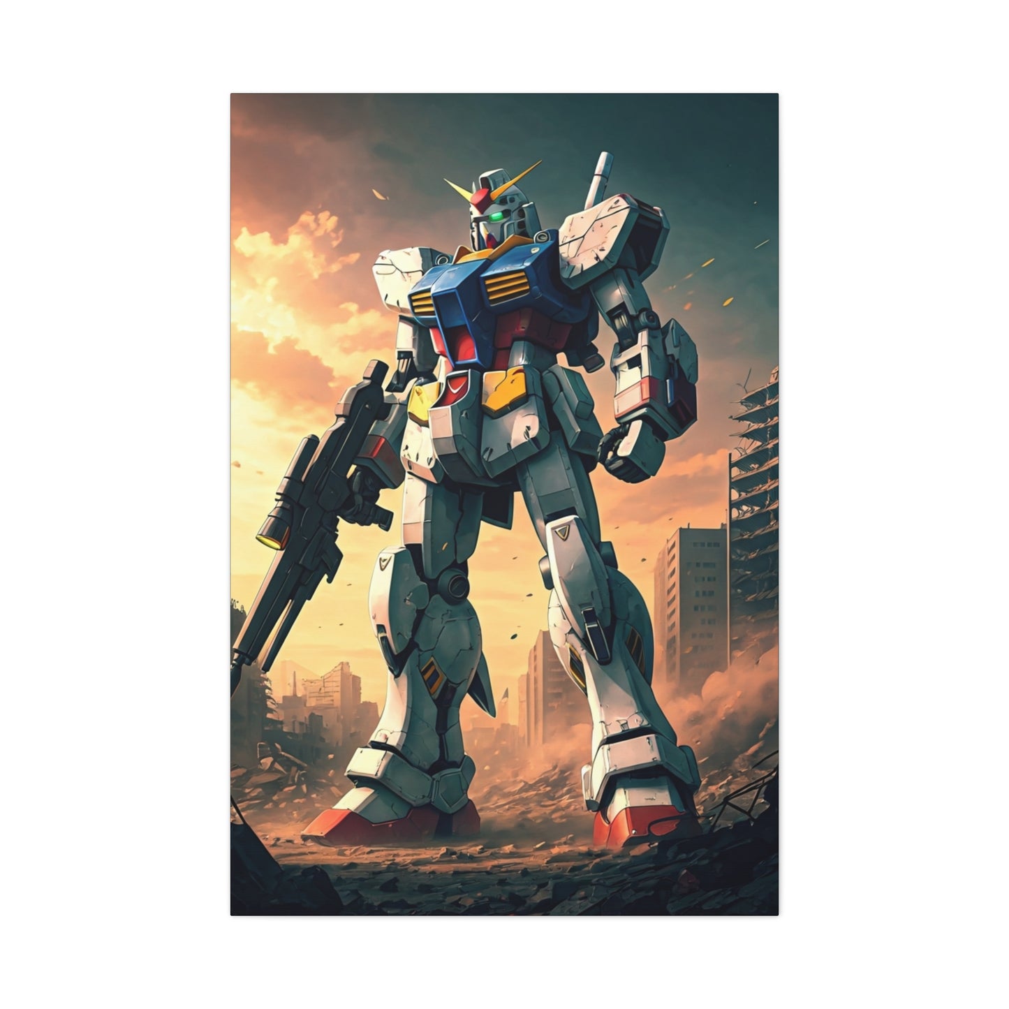 Mecha Guardian of the Ruins Wall Art & Canvas Prints