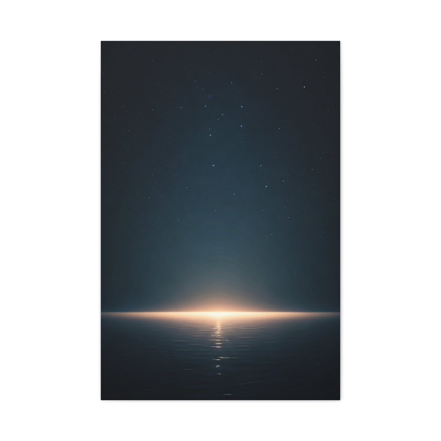 Starry Night Sea Horizon Wall Art & Canvas Prints