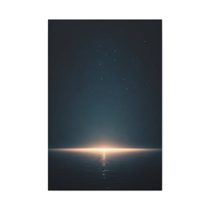 Starry Night Sea Horizon Wall Art & Canvas Prints