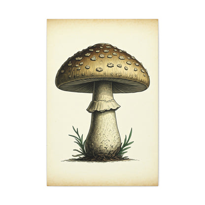 Woodland Toadstool Illustration Wall Art & Canvas Prints