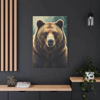 Grizzly Bear Profile Study Wall Art & Canvas Prints