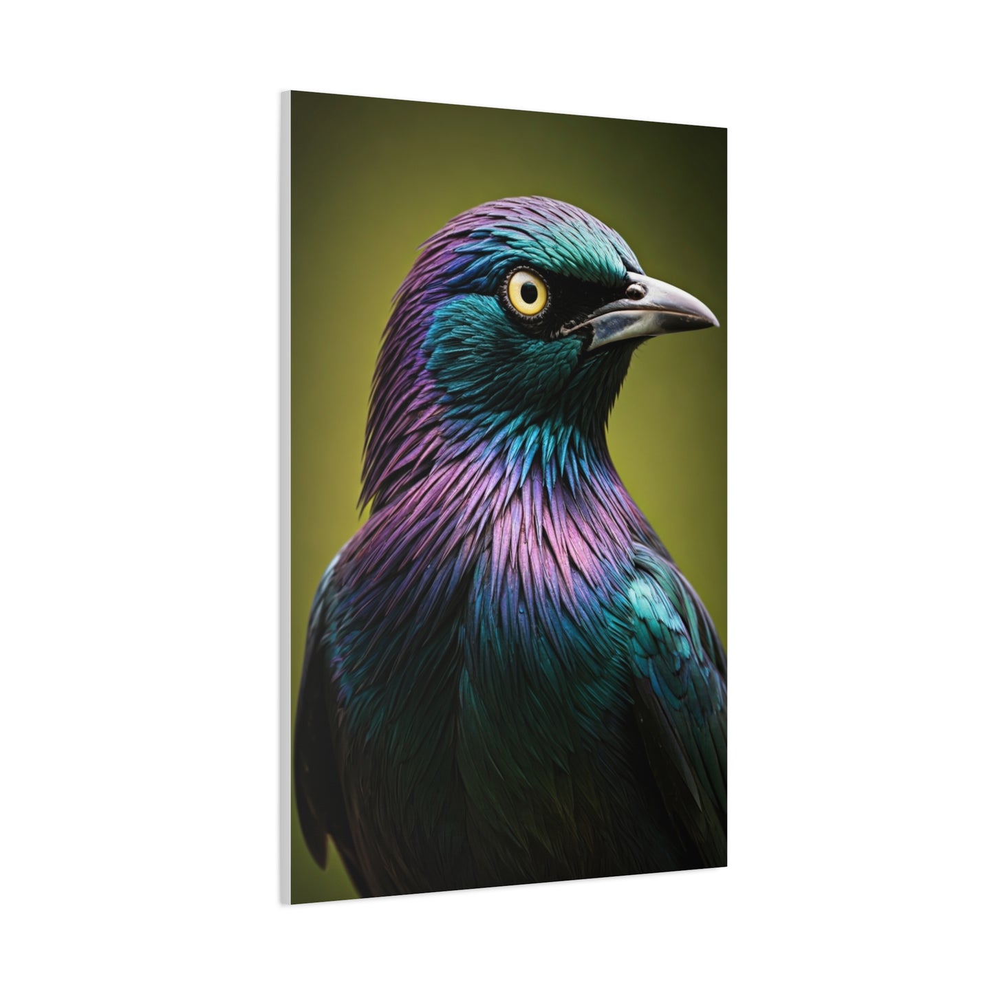 Iridescent Pigeon Portrait Wall Art & Canvas Prints