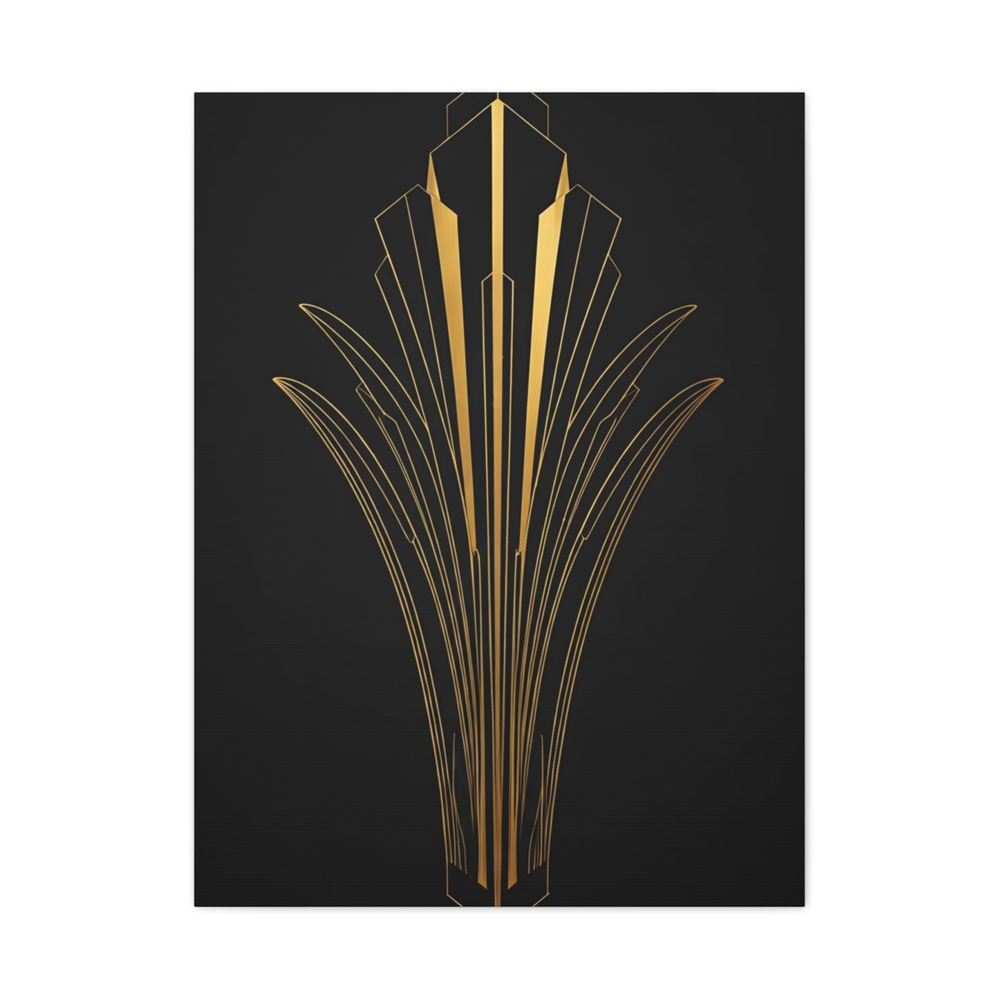 Art Deco Crown Radiance Wall Art & Canvas Prints