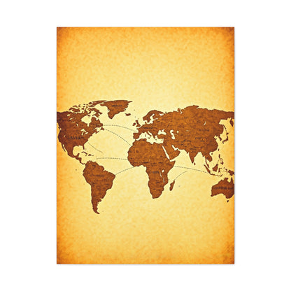 Explorer’s Compass Map Wall Art & Canvas Prints