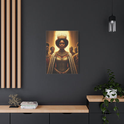 Golden Rain Regal Woman Wall Art & Canvas Prints