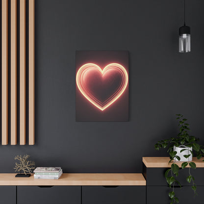 Glowing Heart Aura Wall Art & Canvas Prints