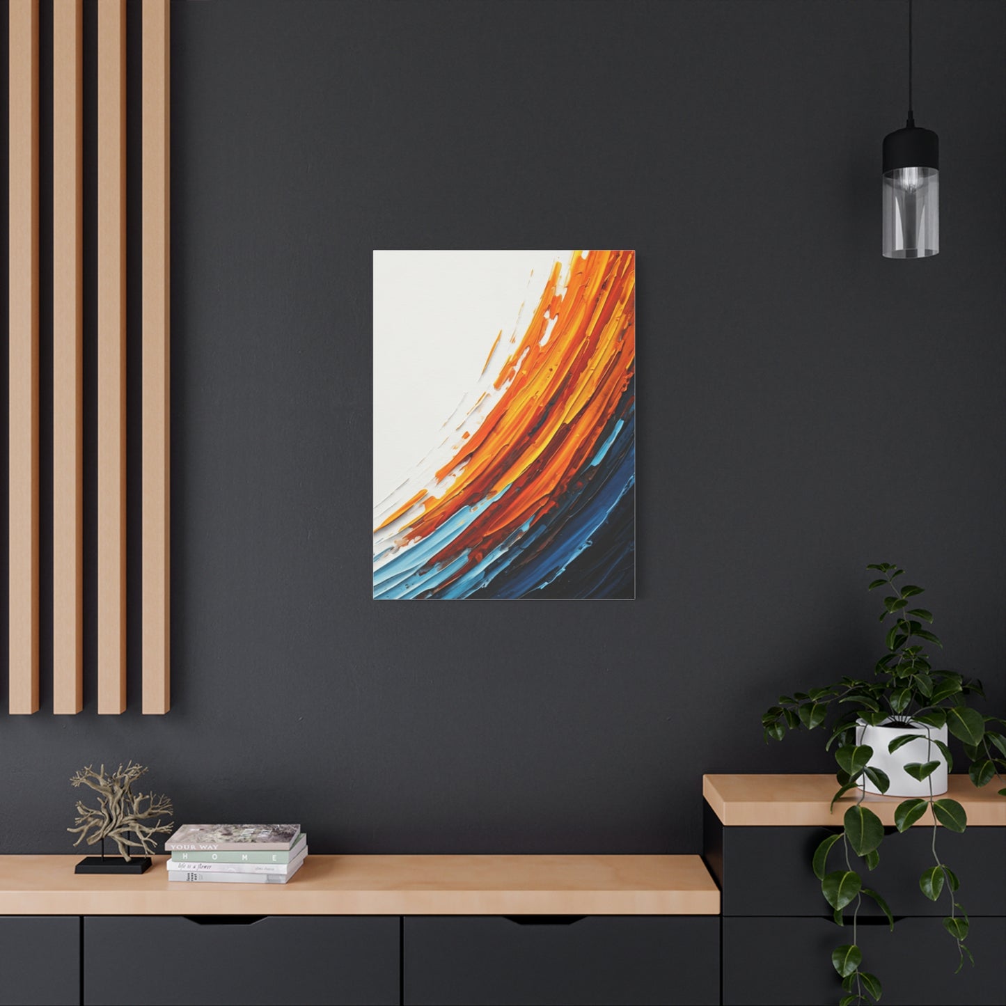 Flowing Warm Motion Abstract Wall Art & Canvas Prints