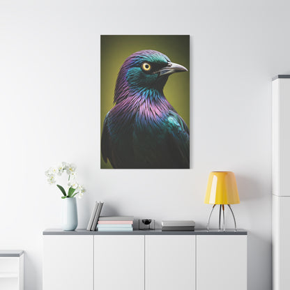 Iridescent Pigeon Portrait Wall Art & Canvas Prints