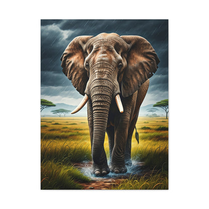 Elephant in the Storm Wall Art & Canvas Prints