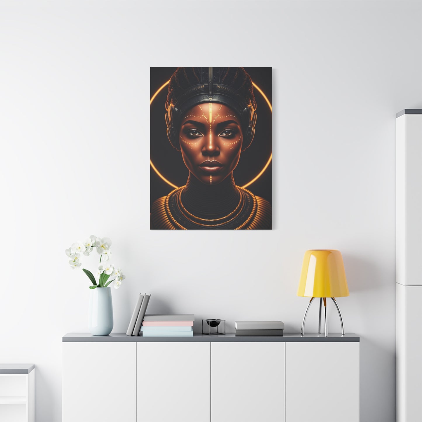 Divine Queen Eclipse Wall Art & Canvas Prints