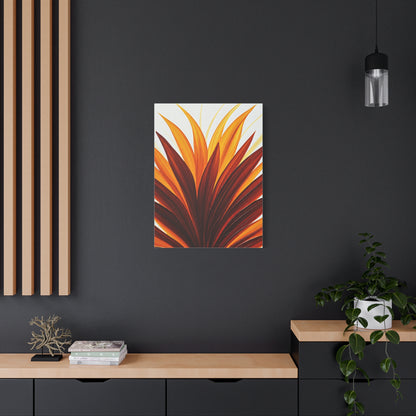 Radiant Flame Petals Abstract Wall Art & Canvas Prints