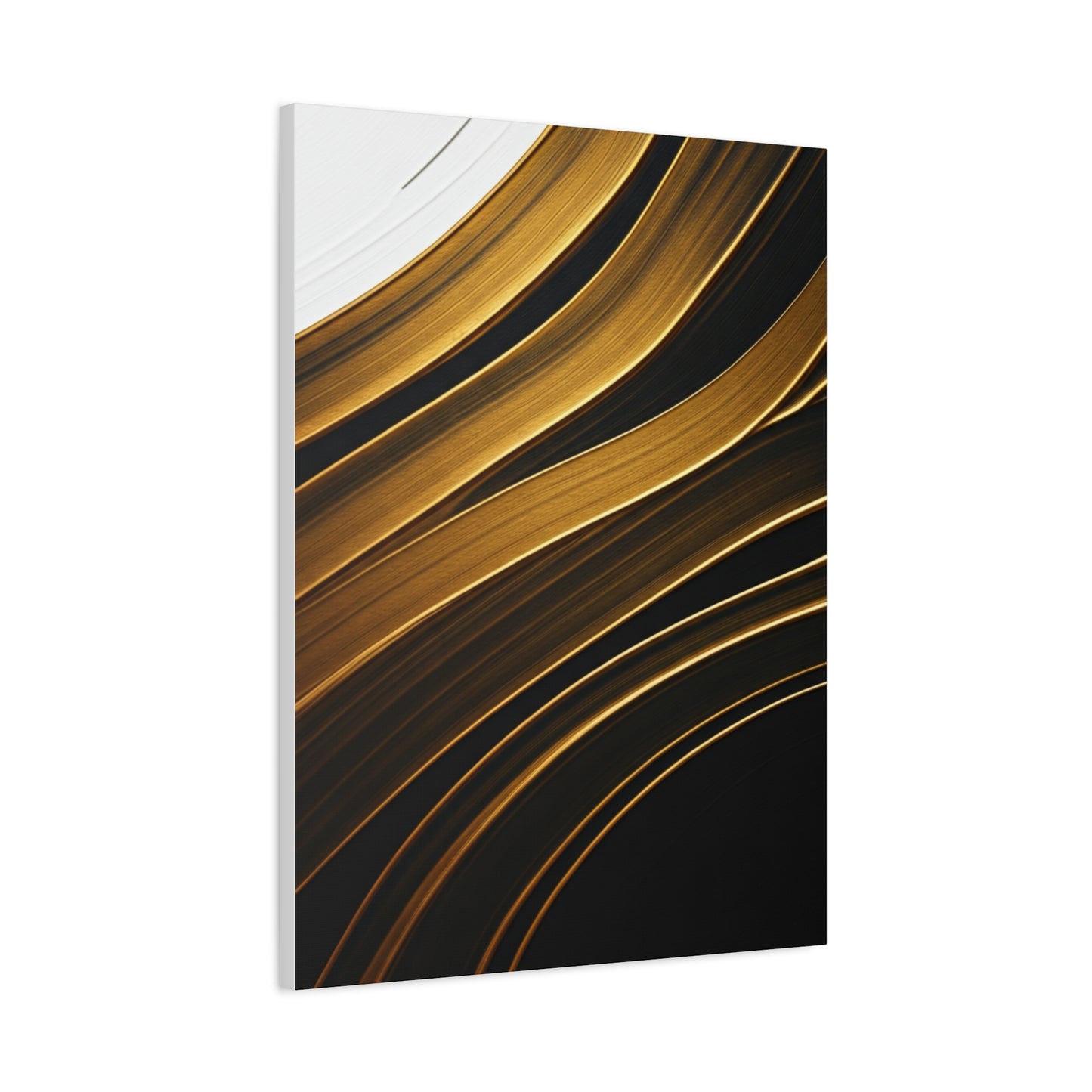 Golden Wave Abstract Wall Art & Canvas Prints