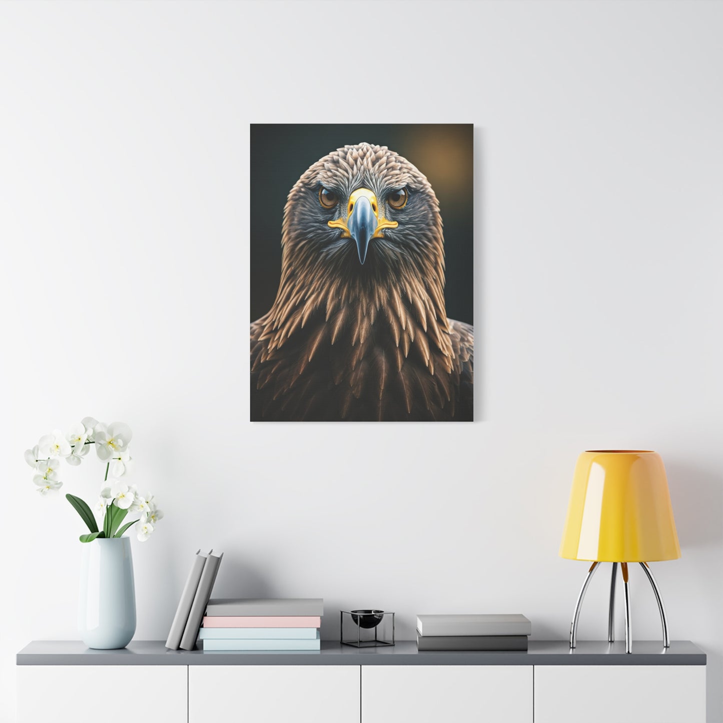 Intense Golden Eagle Close-Up Wall Art & Canvas Prints