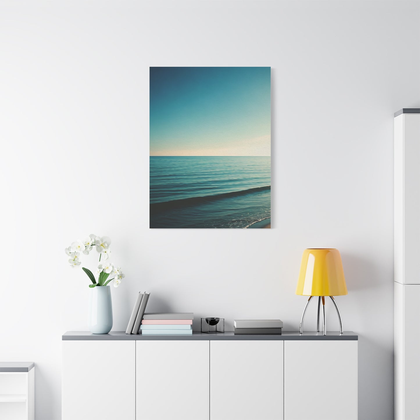 Gentle Ocean Wave Serenity Wall Art & Canvas Prints