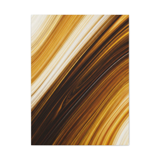 Dark Gold Stream Abstract Wall Art & Canvas Prints