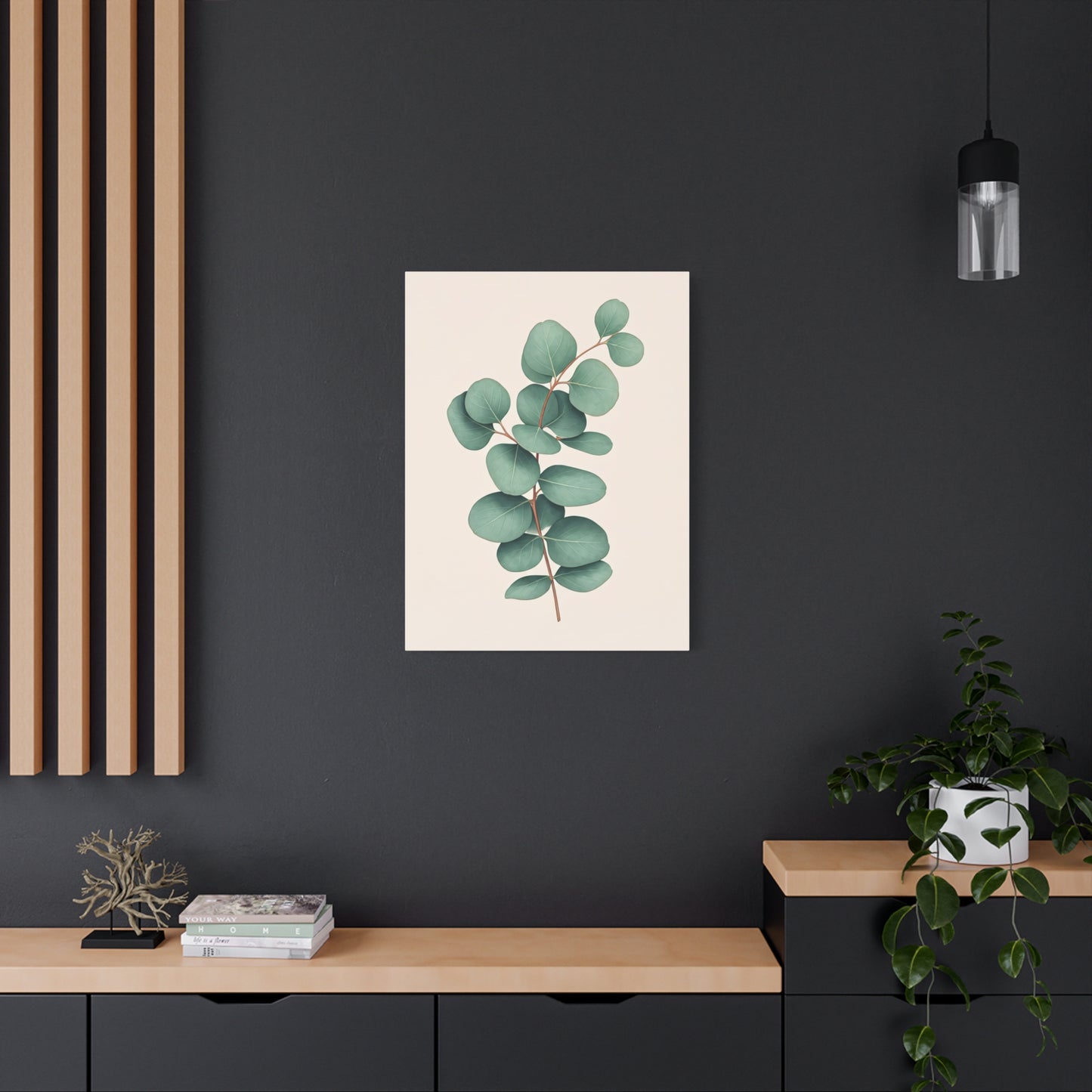Eucalyptus Stem Soft Botanical Wall Art & Canvas Prints