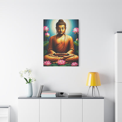 Lotus Meditation Buddha Artwork Wall Art & Canvas Prints