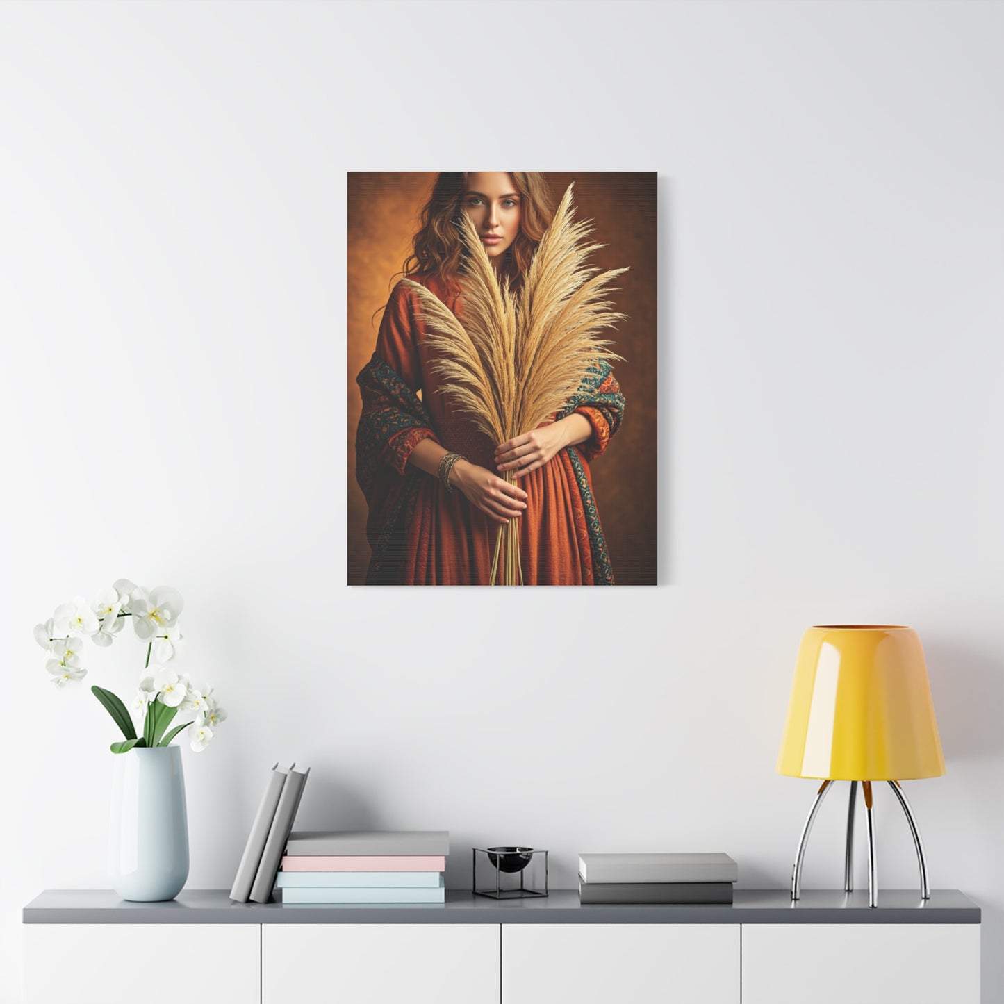 Harvest Spirit Bohemian Woman Wall Art & Canvas Prints