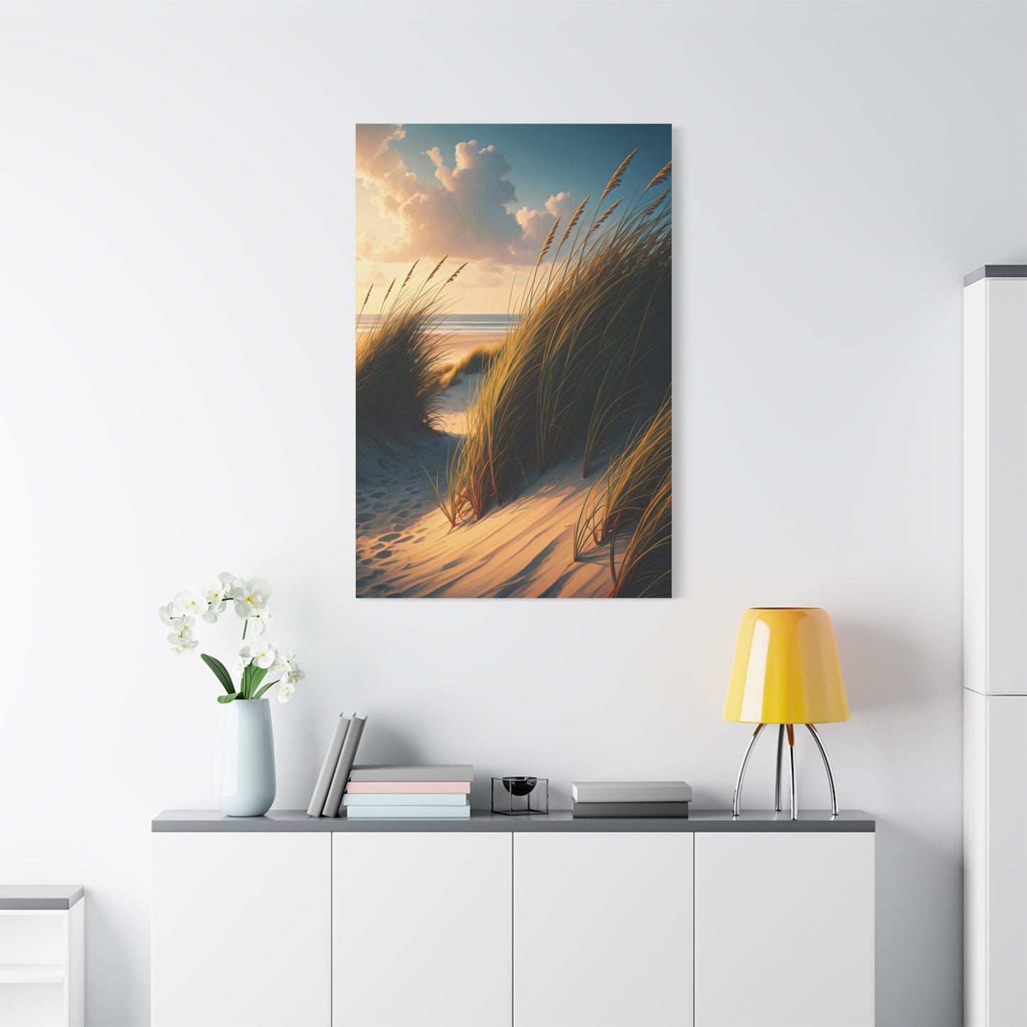 Dune Pathway at Coastal Sunrise Wall Art & Canvas Prints