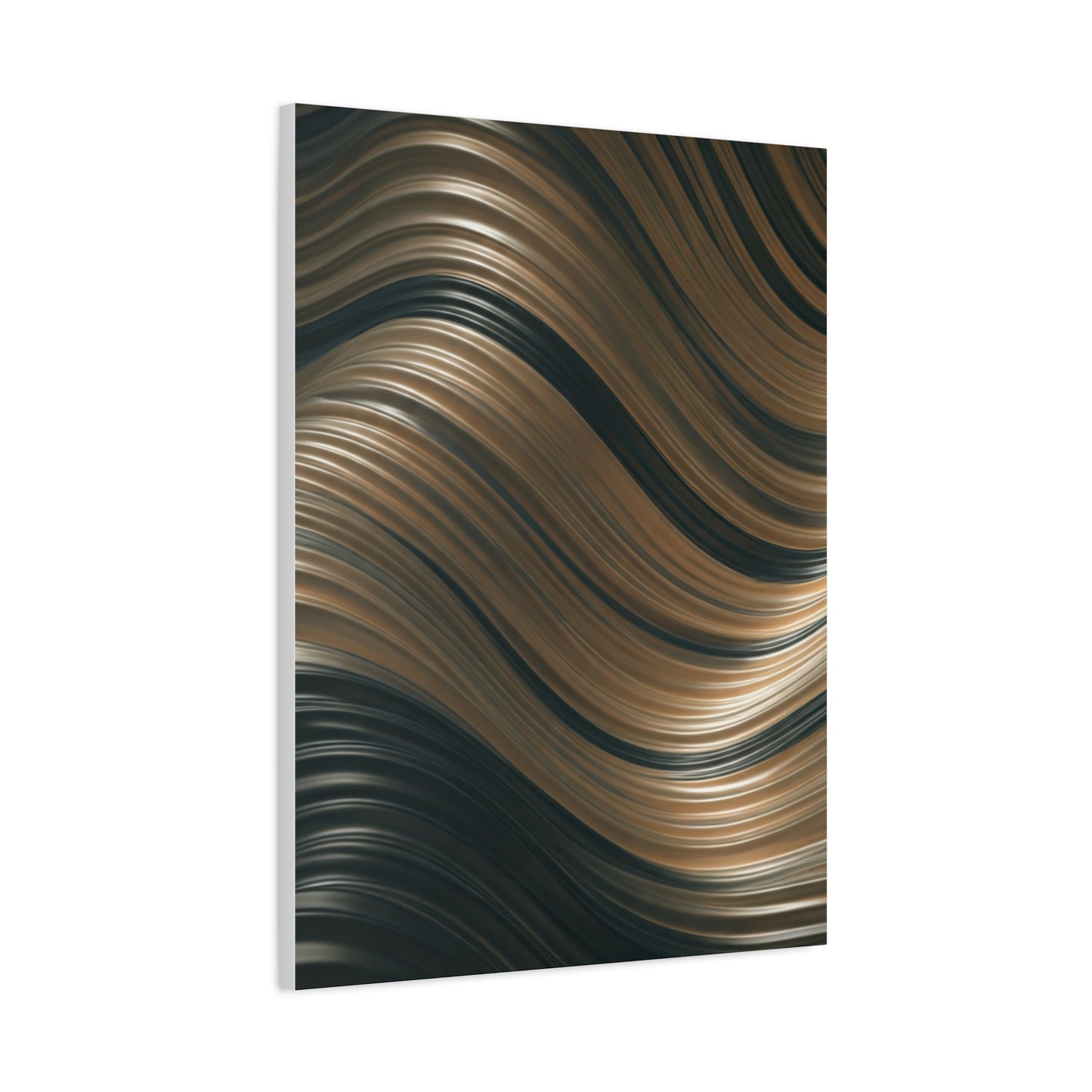 Gilded Waveform Abstract Wall Art & Canvas Prints