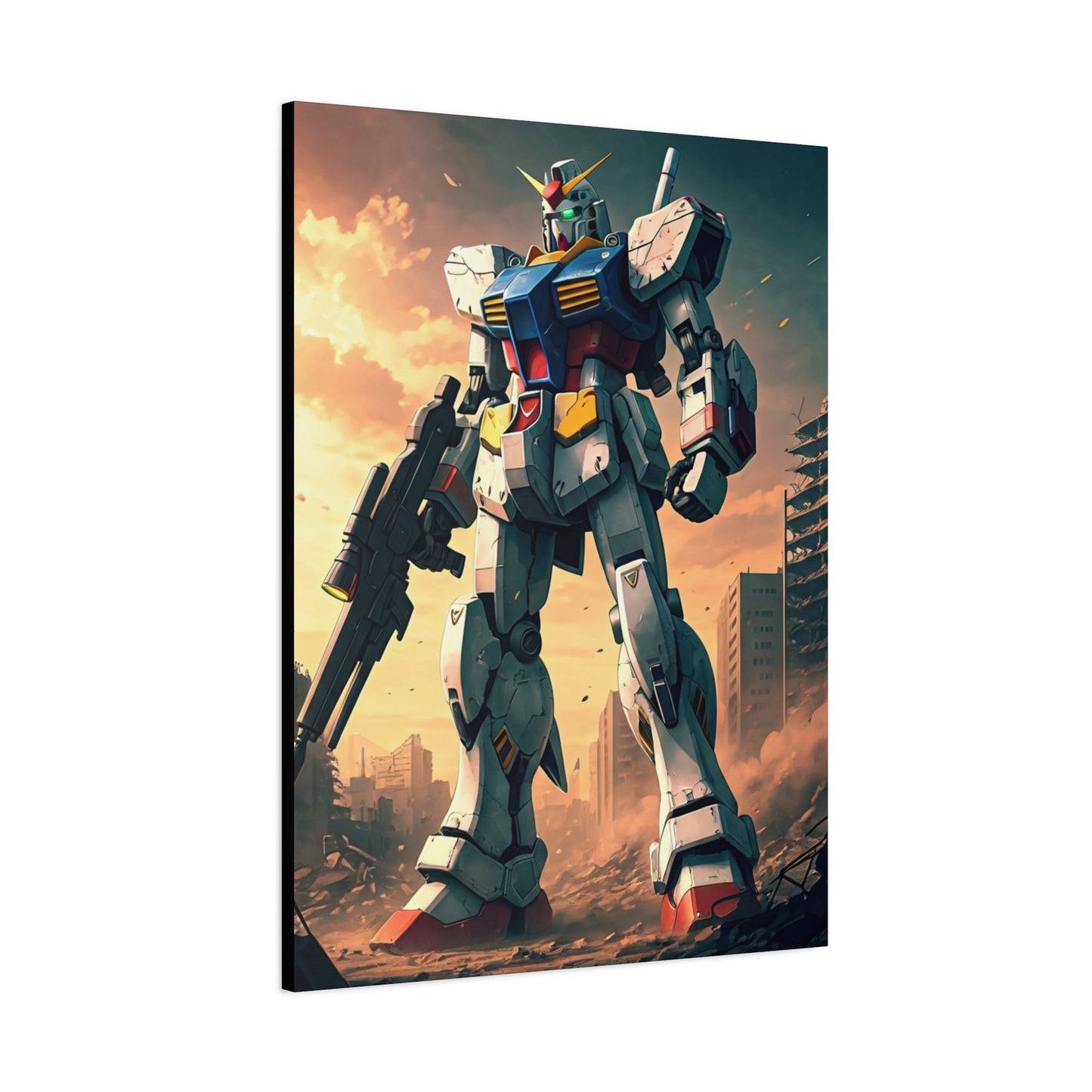 Mecha Guardian of the Ruins Wall Art & Canvas Prints