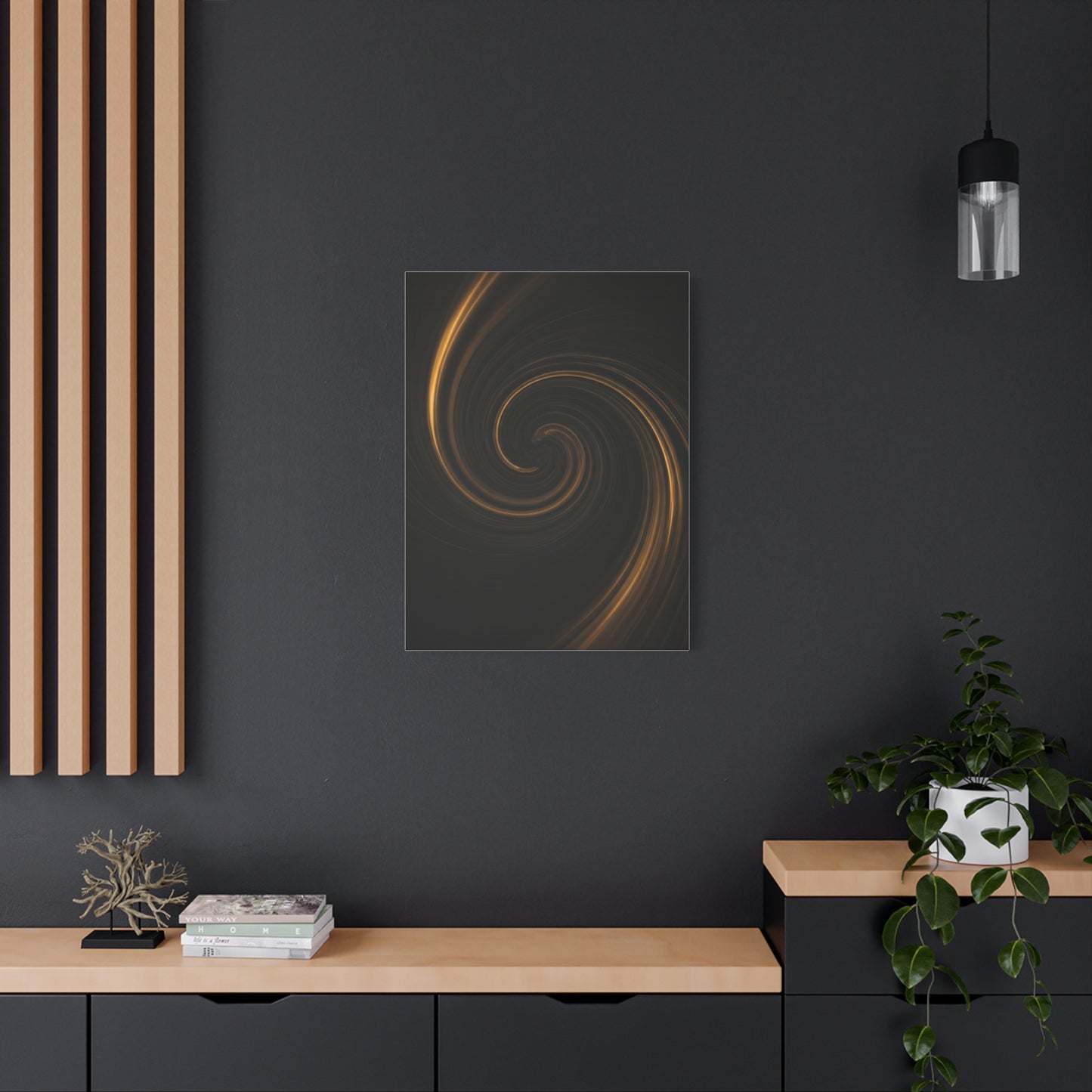 Golden Spiral Motion Abstract Wall Art & Canvas Prints