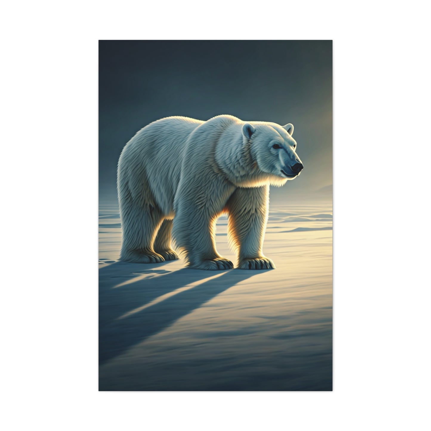 Arctic Glow Polar Bear Wall Art & Canvas Prints